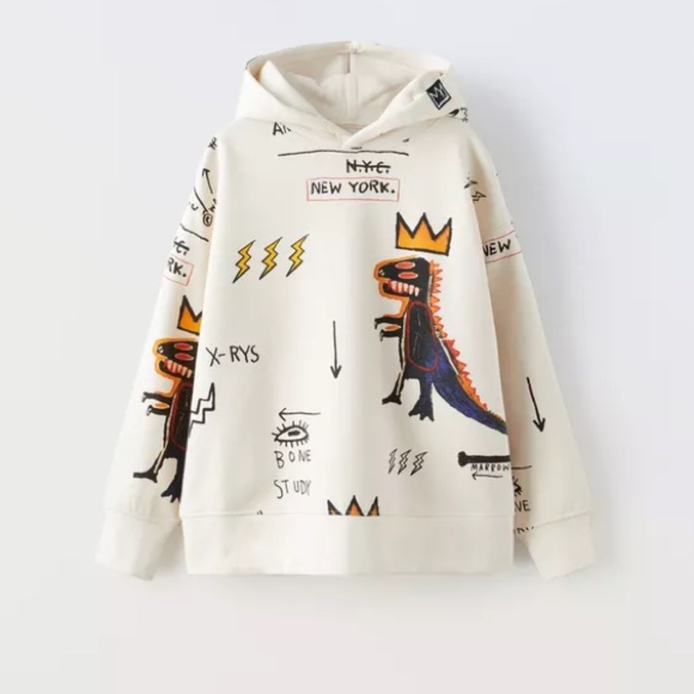 ZARA - JEAN-MICHEL BASQUIAT Kids Hoodie